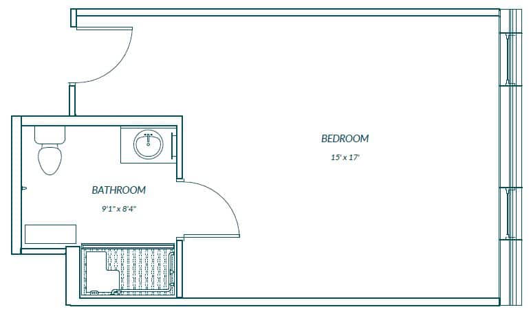 Drayton Memory Care Mount Pleasant SC Floor Plan